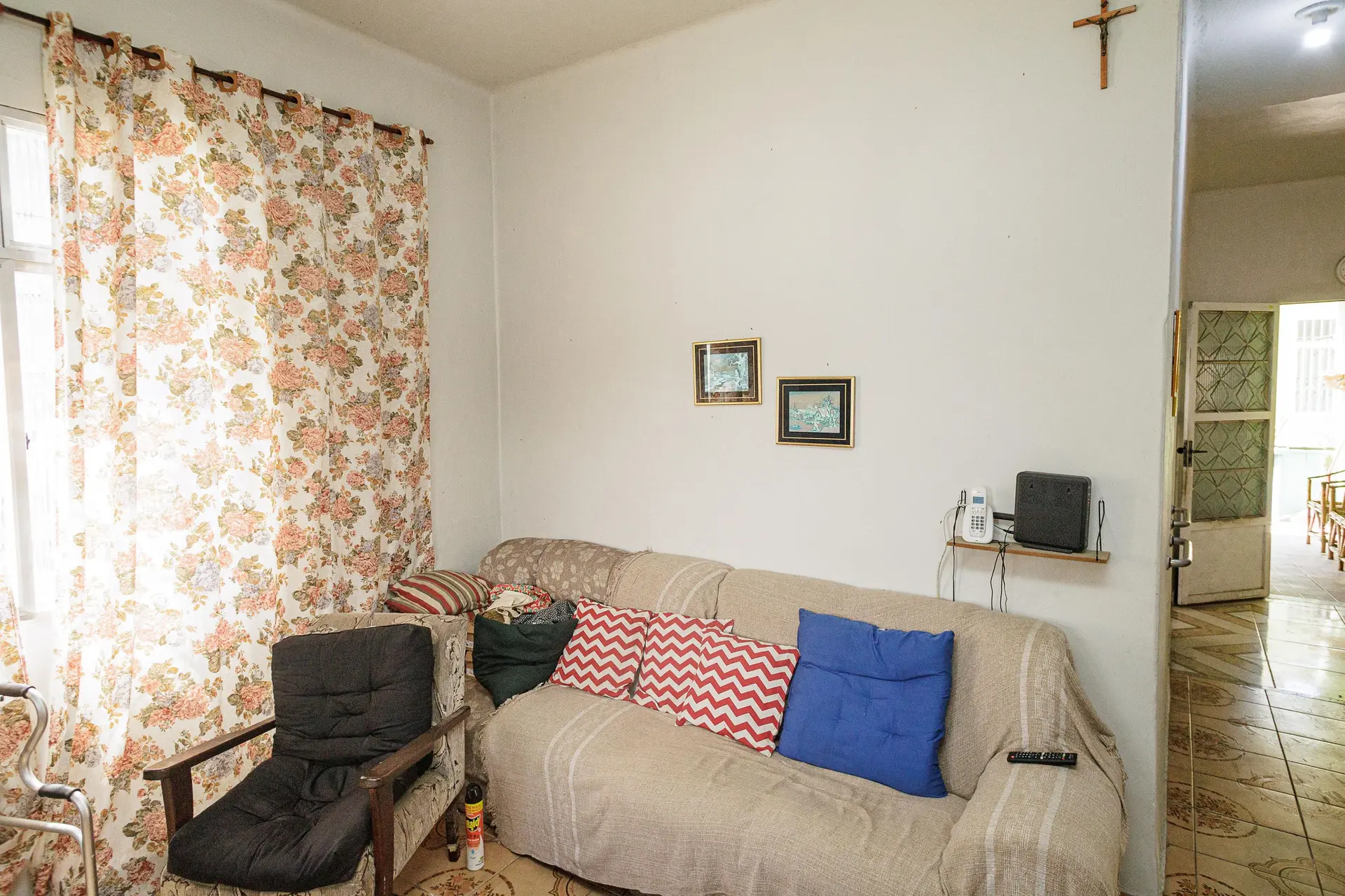 Furnished house with 3 bedrooms and a balcony