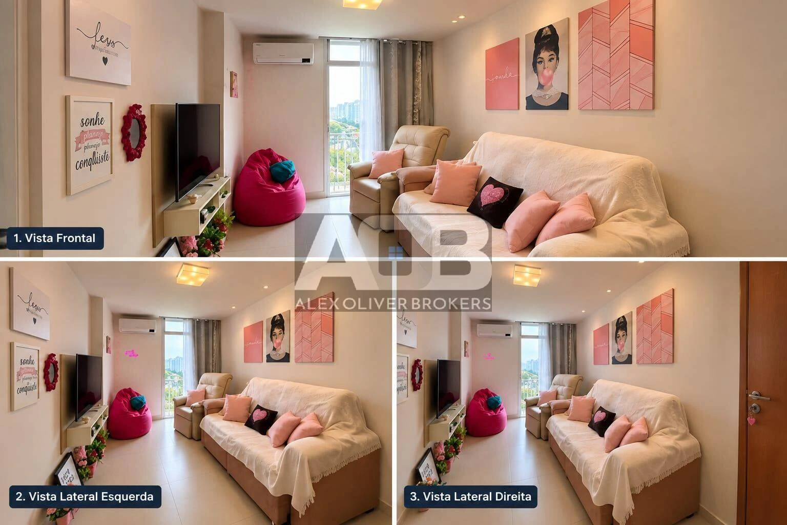 Apartamento mobiliado com 2 quartos e área de BBQ — photo 20