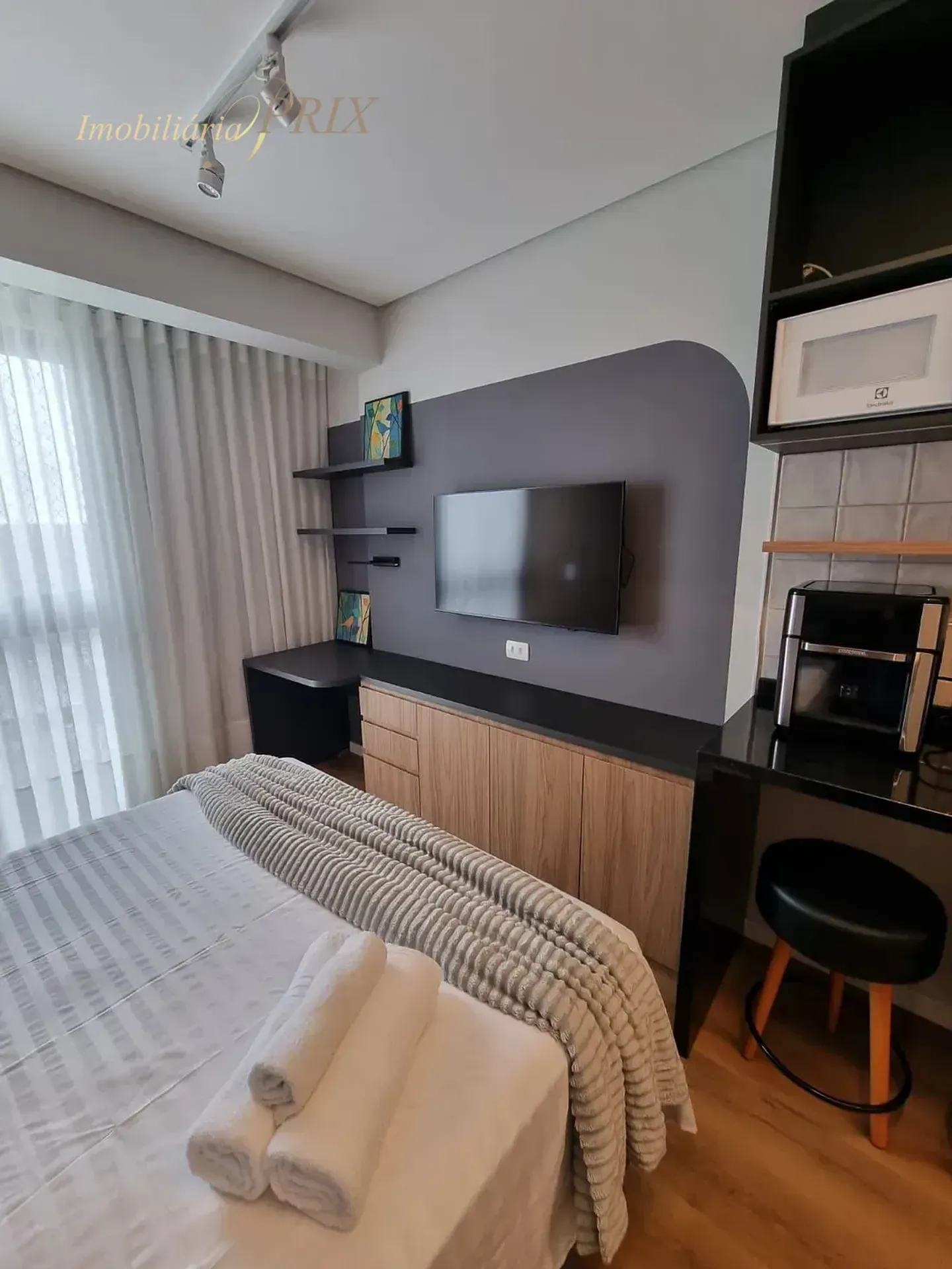 Studio mobiliado, 20 m², com espaço de home office — photo 5