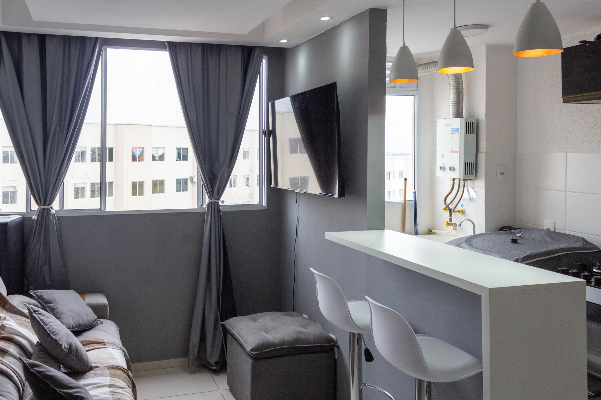 42 m² apartment with a home office and a washing machine — photo 2