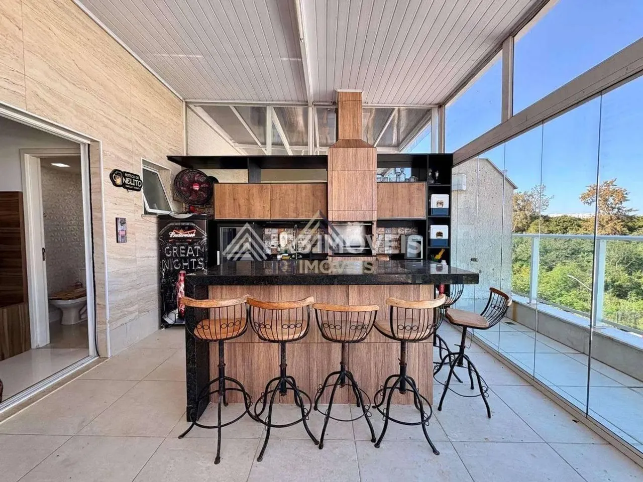 Apartamento mobiliado de 3 quartos e churrasqueira na sacada — photo 14