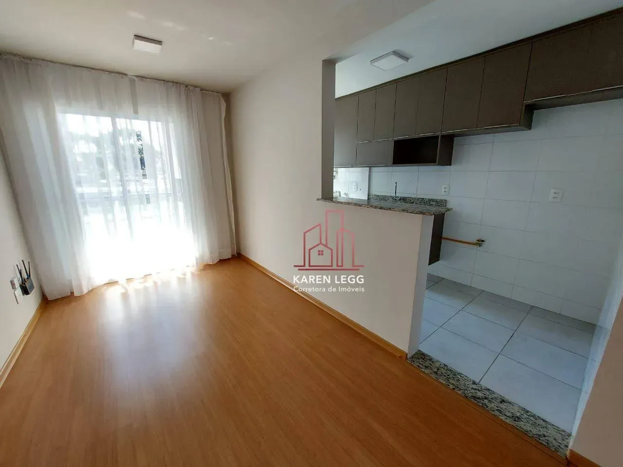 Квартира 50 м² с 2 спальнями и балконом