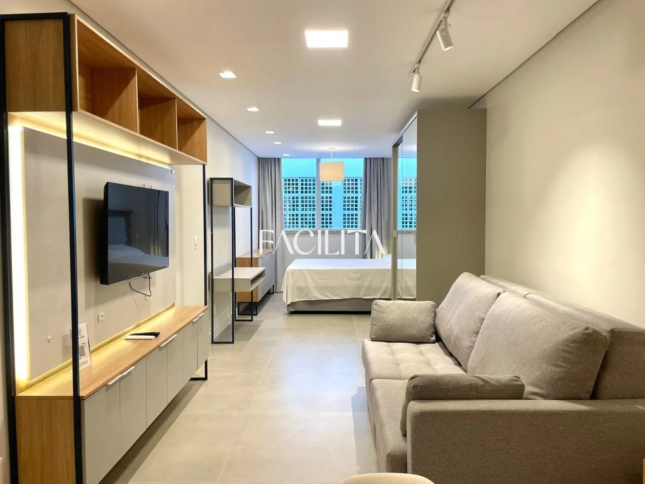Furnished 41 m² studio with 1 bedroom and 1 bathroom