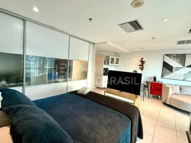 Apartamento mobiliado de 1 quarto com cozinha aberta — photo 10
