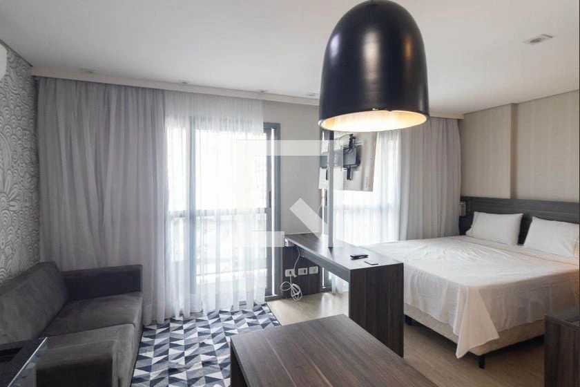 Apartamento mobiliado de 1 quarto em condomínio com academia — photo 7