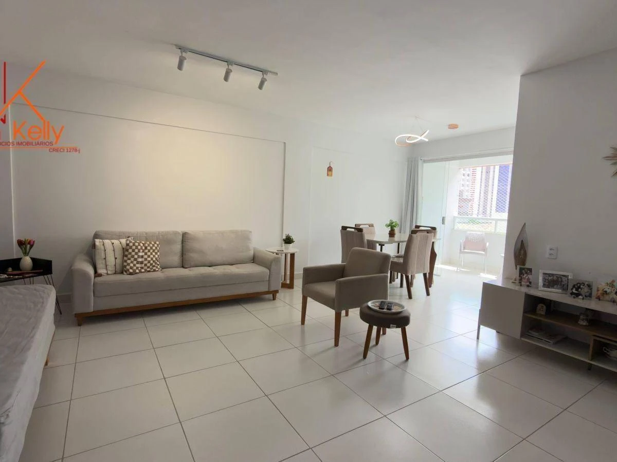 3-bedroom apartment with a washing machine in João Pessoa — photo 19