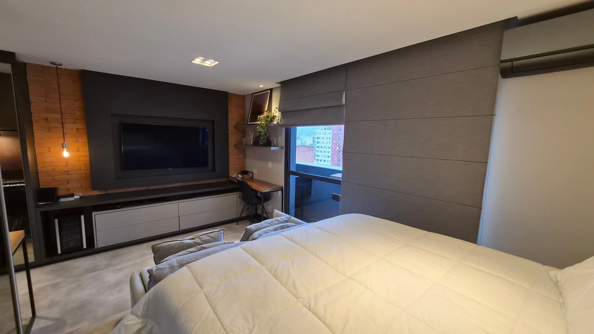 1 quarto e janelas do piso ao teto: apartamento de 35 m² — photo 7