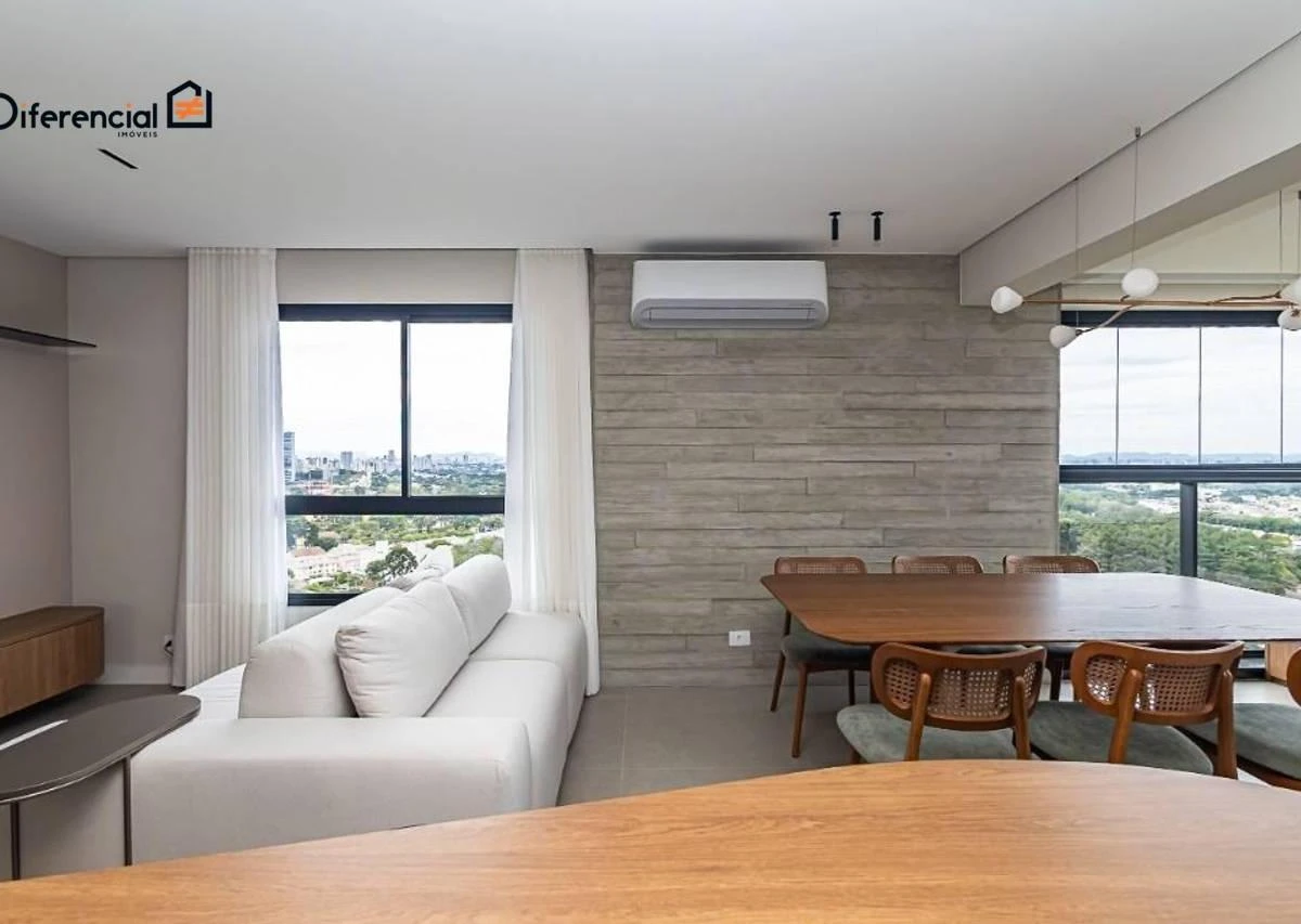 Furnished apartment, 93 m², with floor-to-ceiling windows — photo 8