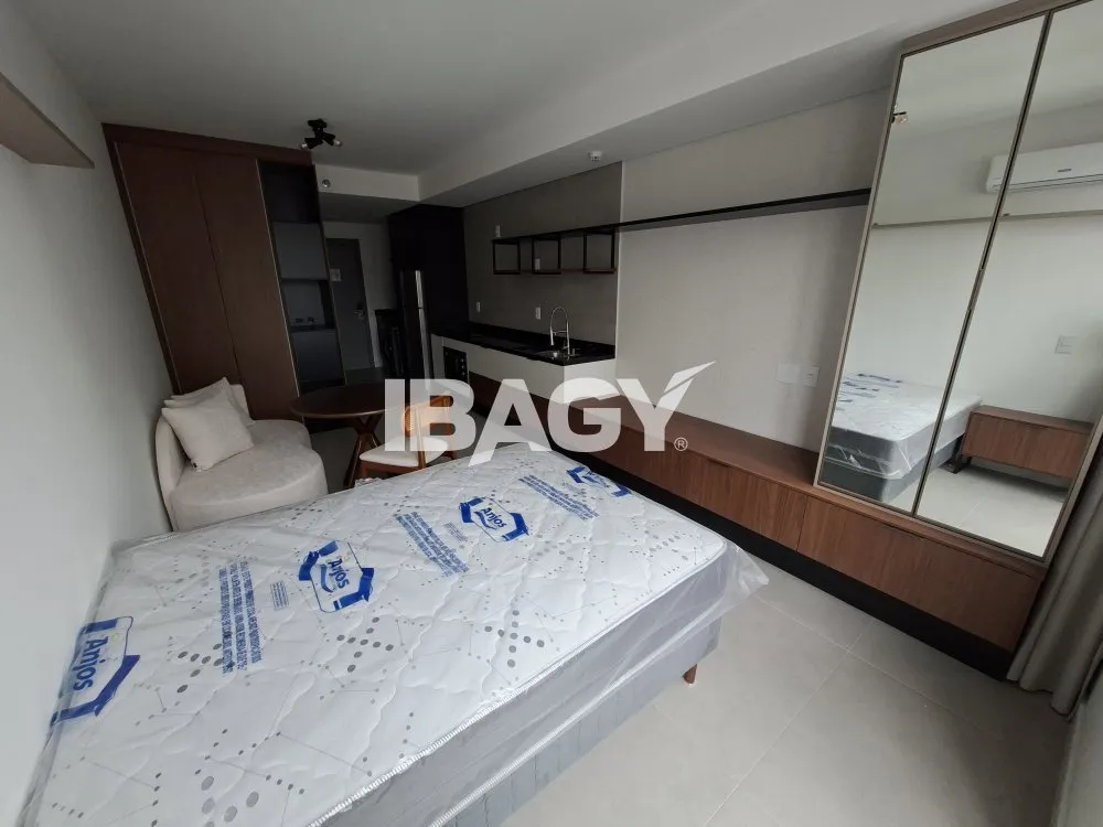 Furnished studio with a glass-enclosed balcony — photo 77