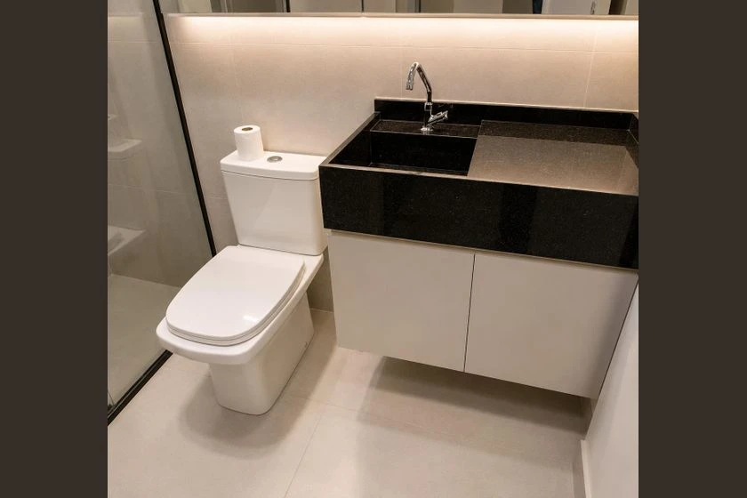 Studio mobiliado com 1 quarto e cozinha americana — photo 8