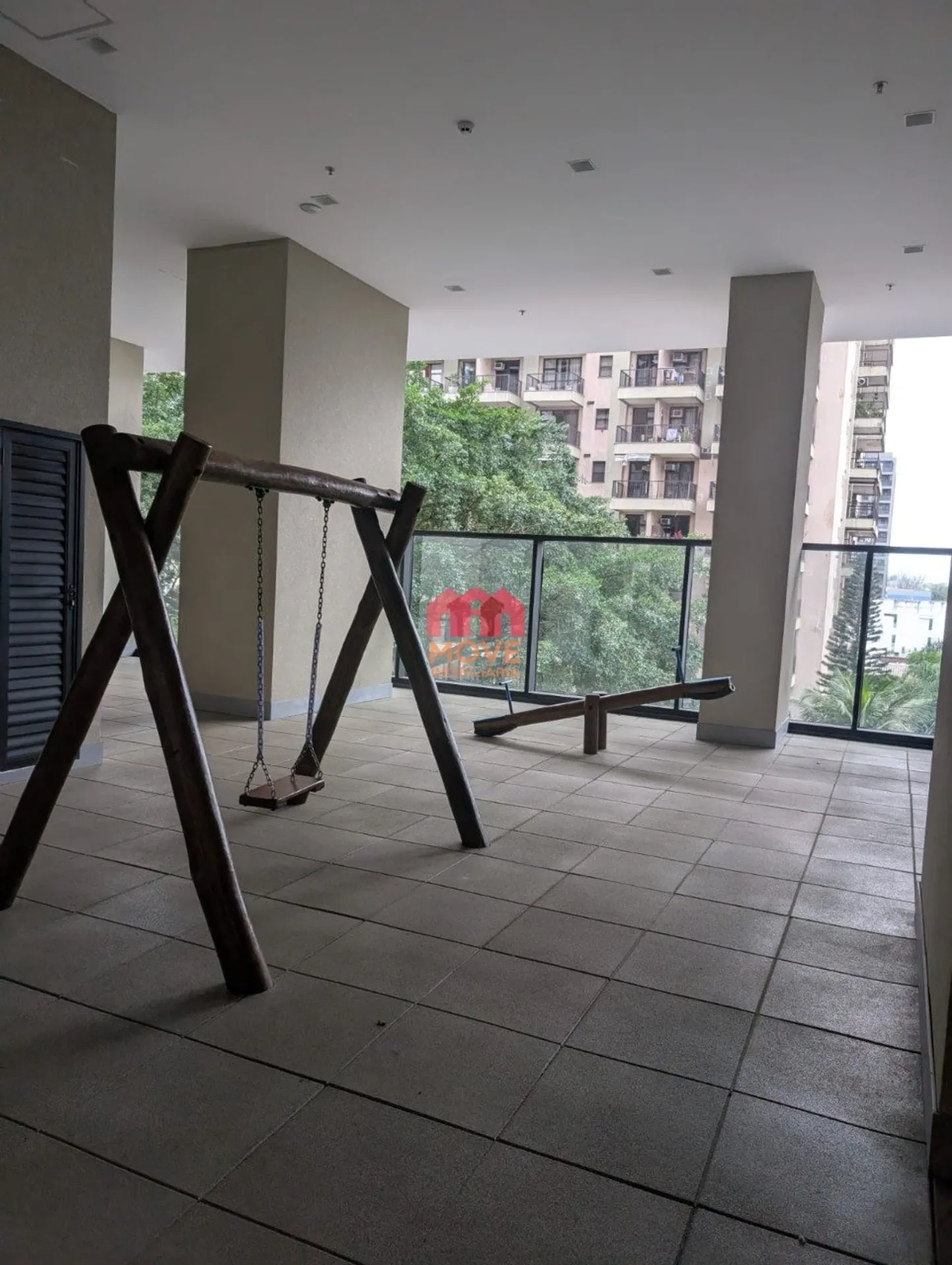 2-bedroom apartment in a building with a pool — photo 34