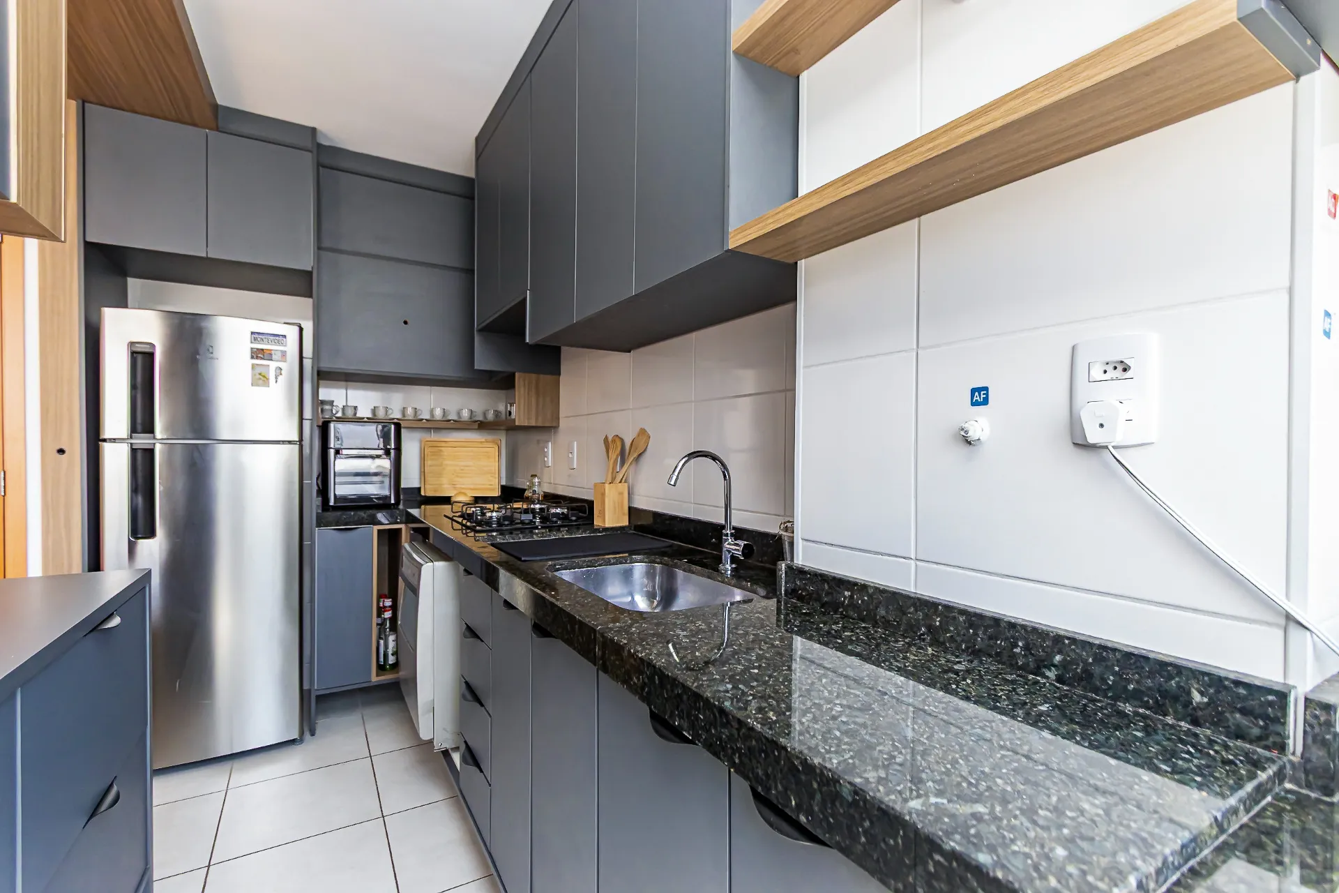 Робоче місце та 2 спальні: квартира 42 м² — photo 8