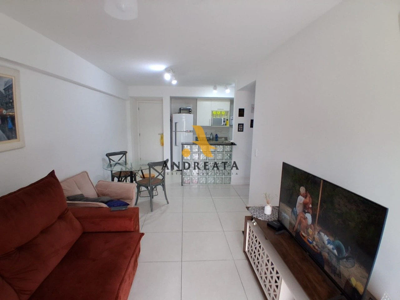 Furnished apartment, 57 m², with a washing machine — photo 4