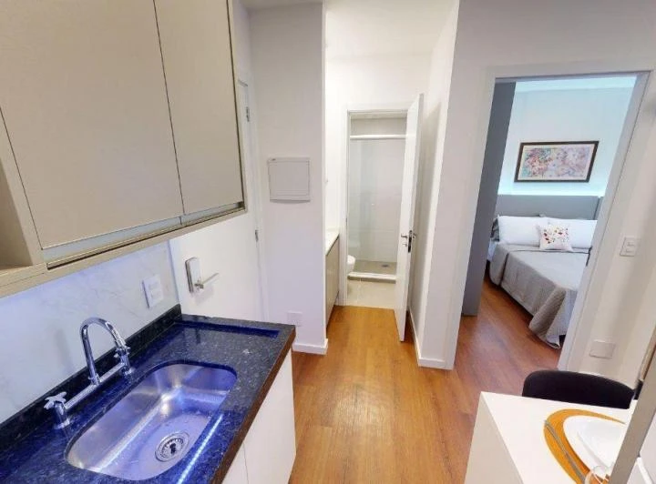Furnished 25 m² apartment with 1 bedroom — photo 8