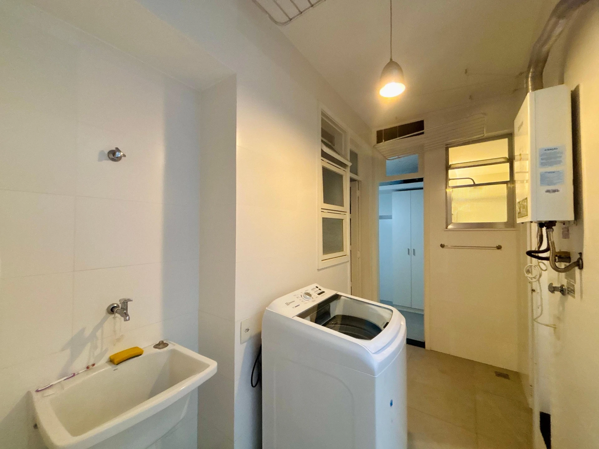 Washing machine in a 3-bedroom apartment, 110 m² — photo 17