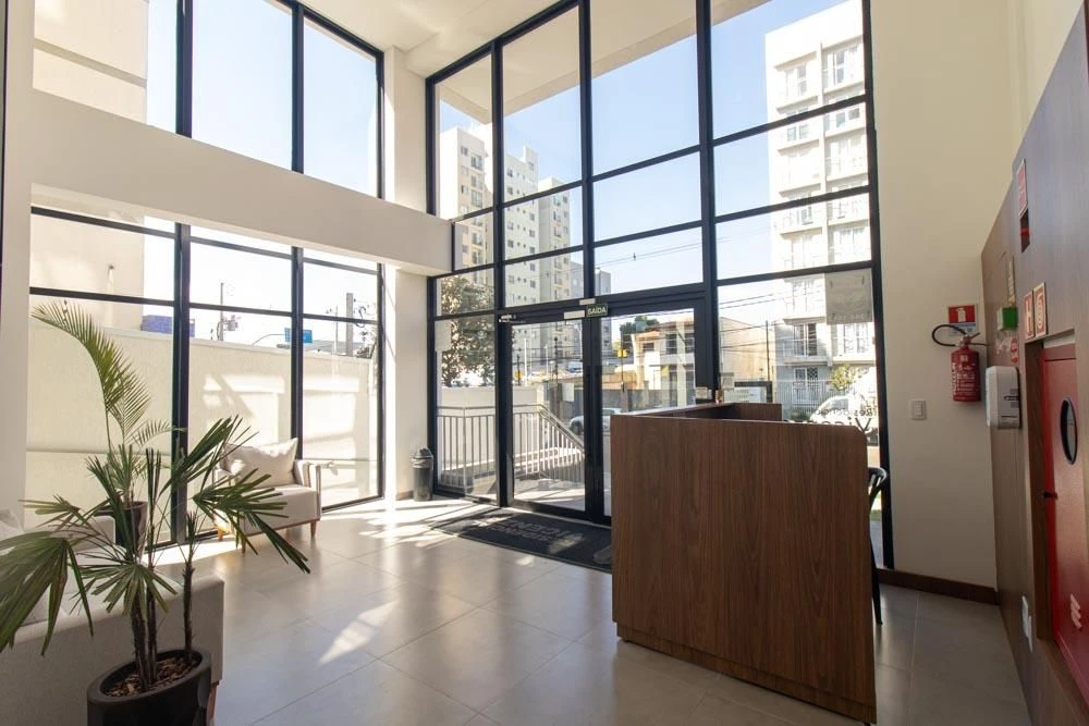 Floor-to-ceiling windows in a one-bedroom apartment, 36 m² — photo 39