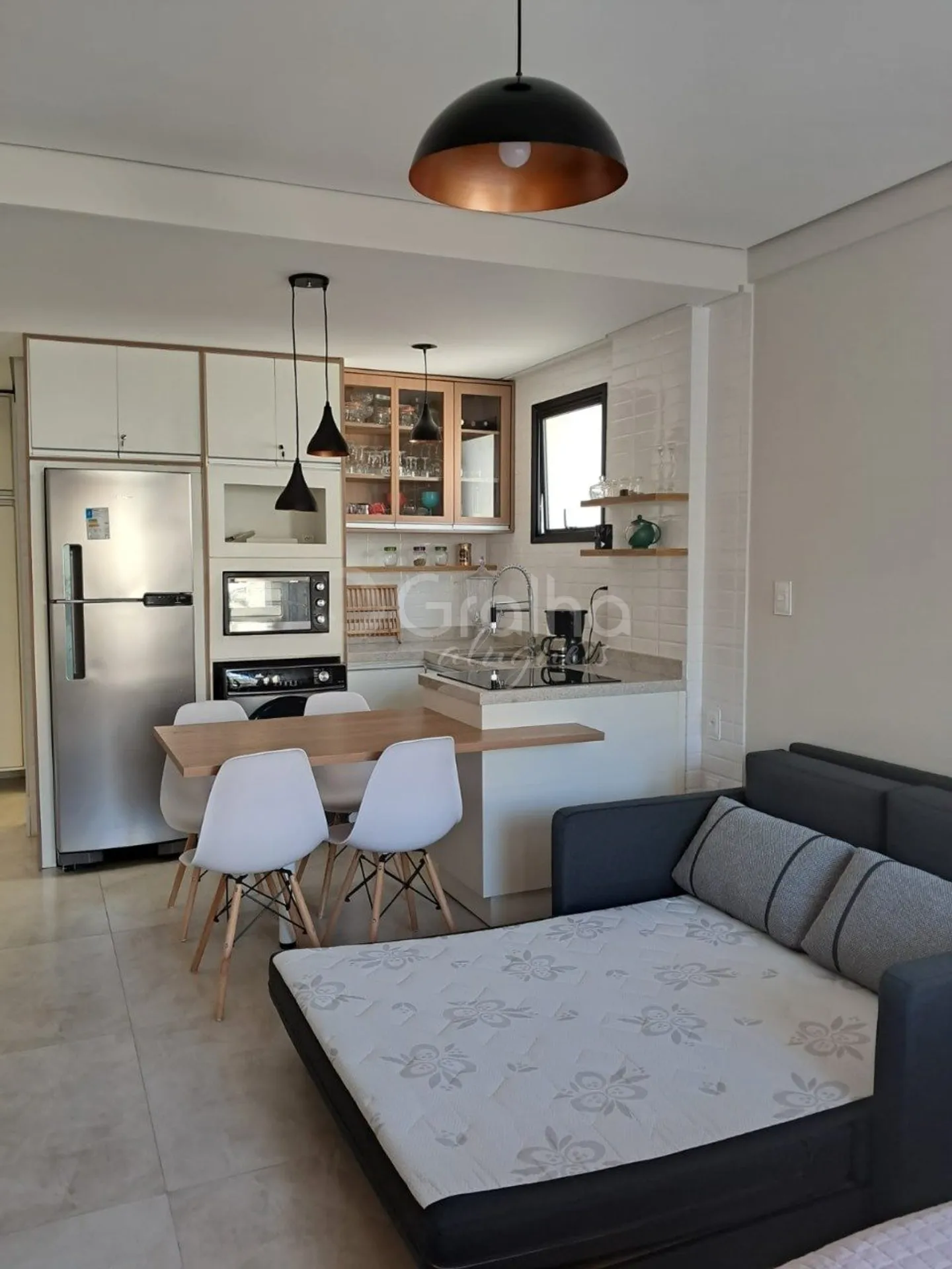 Меблированное студио 32 м² с кухней-американо — photo 19