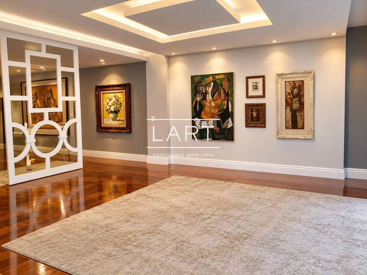 Furnished apartment, 250 m², with floor-to-ceiling windows — photo 6