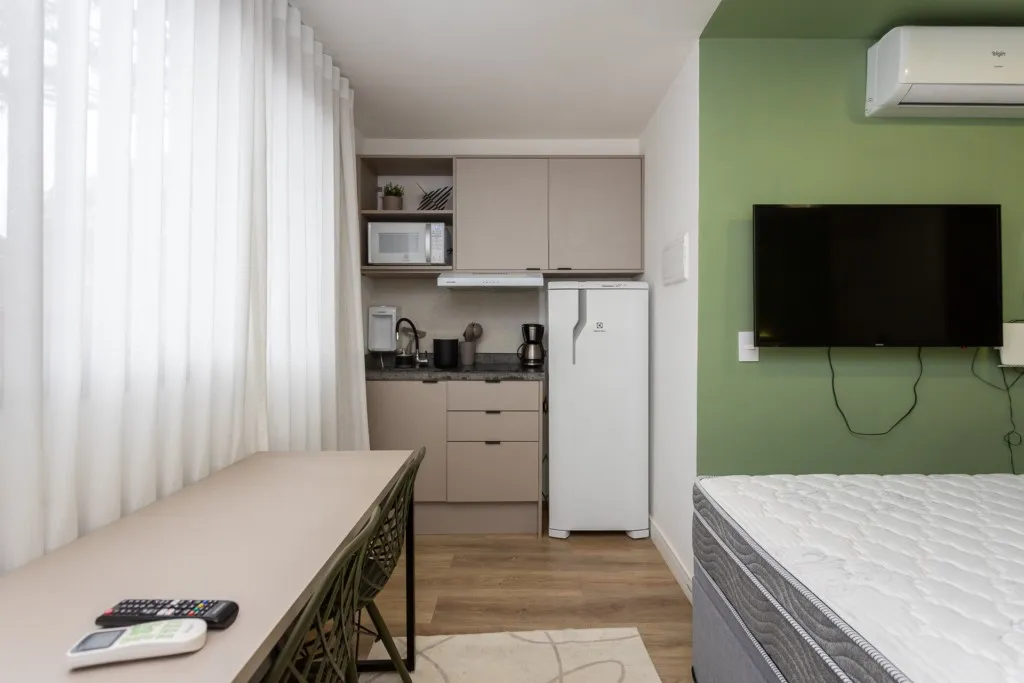 Furnished 1-bedroom apartment, 27 m² with 1 bathroom — photo 2