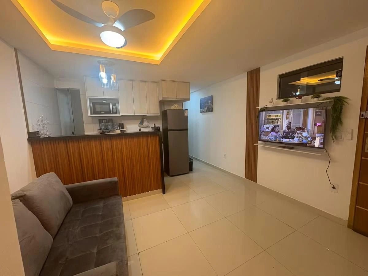 Furnished 1-bedroom apartment with open kitchen — photo 15