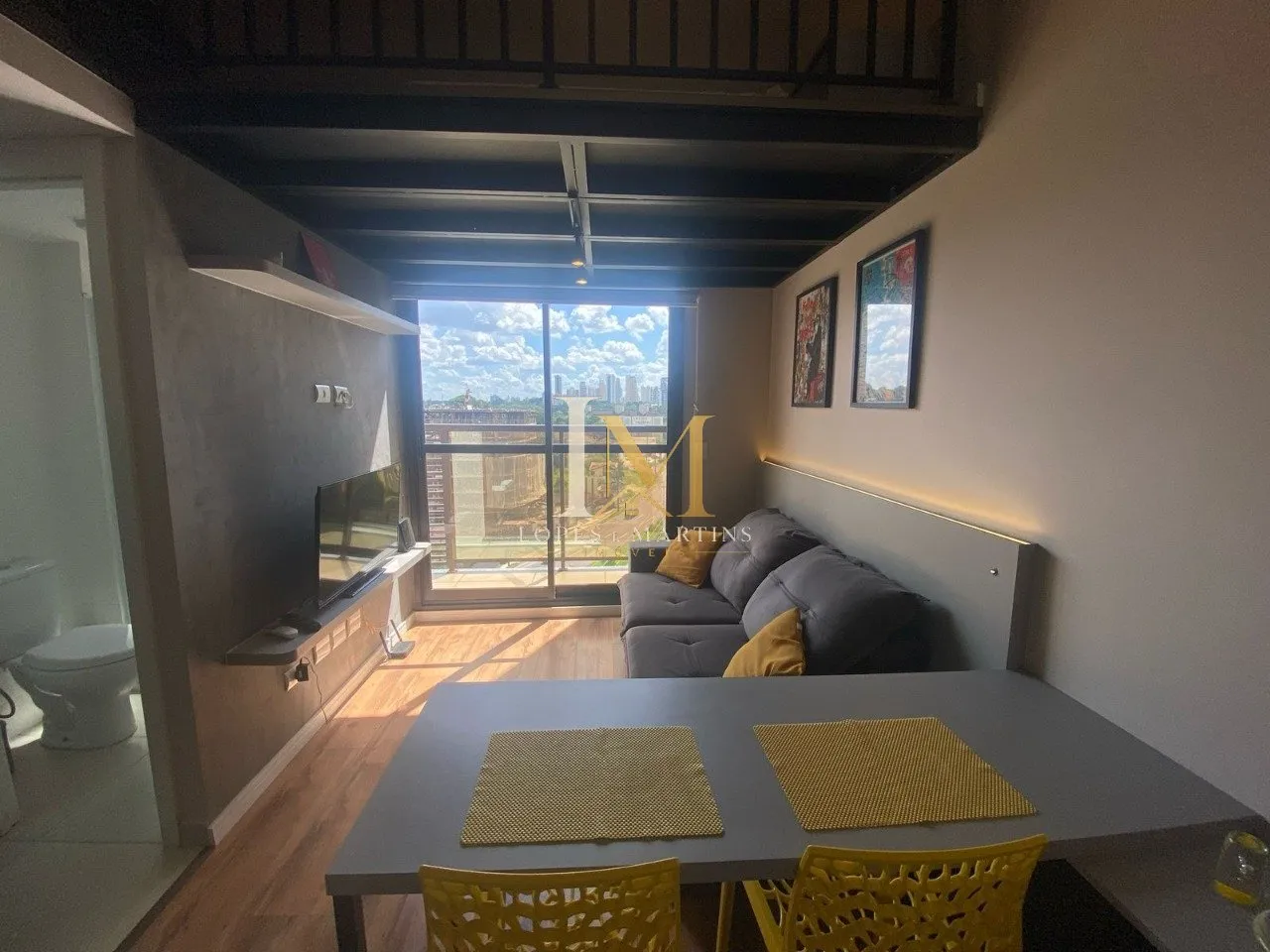 Furnished 1-bedroom apartment with 32 m² and balcony — photo 7