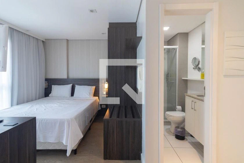 Apartamento mobiliado de 1 quarto em condomínio com academia — photo 3