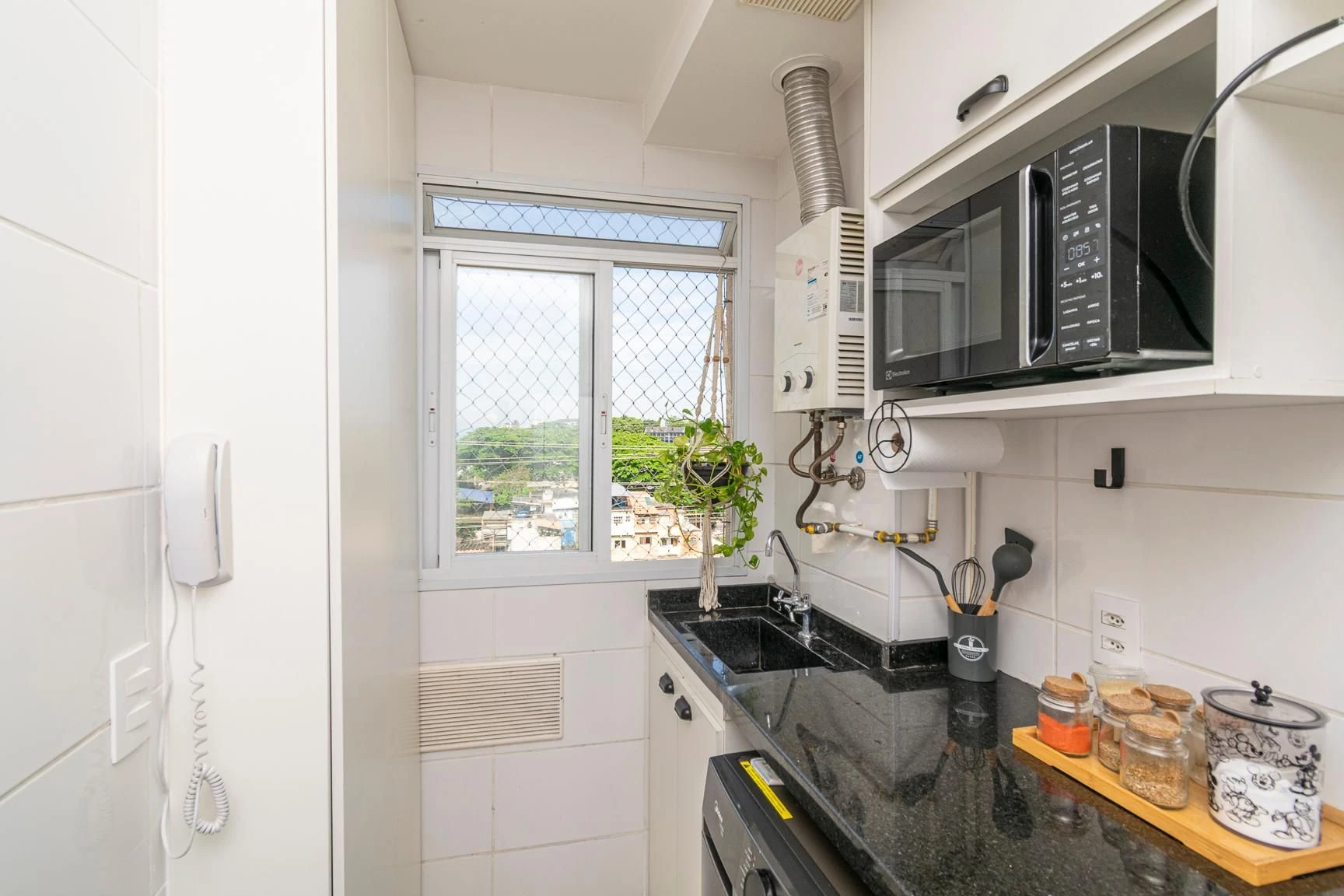 Furnished apartment, 35 m², with a washing machine — photo 32