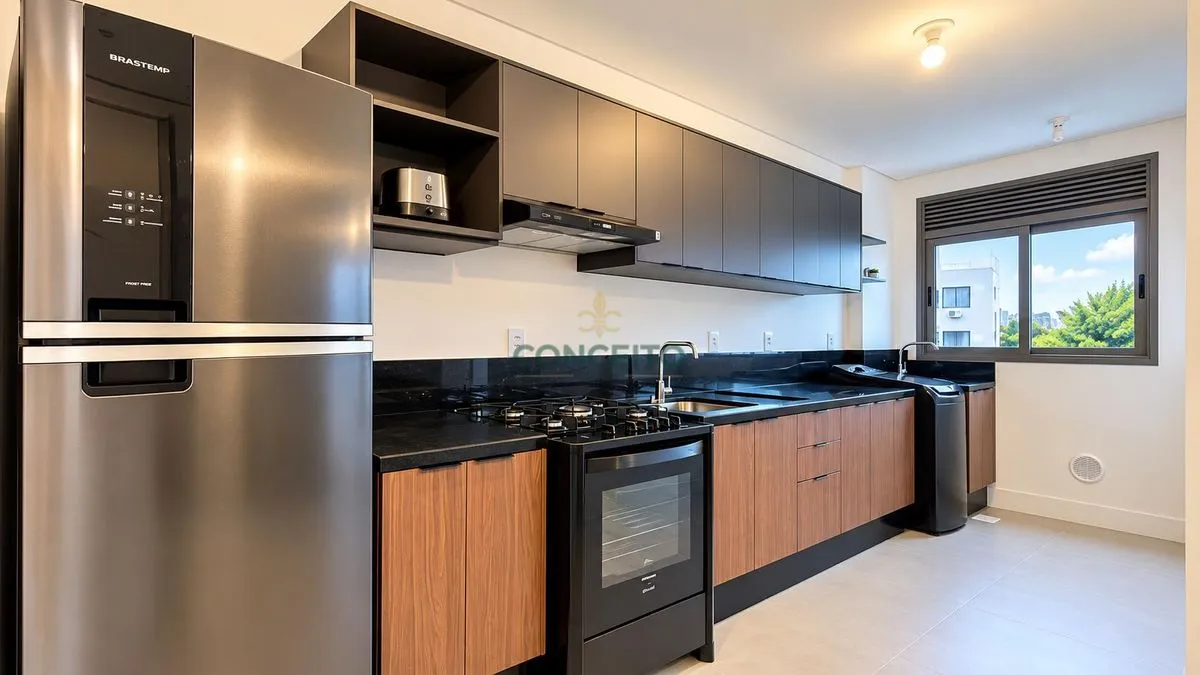 Furnished apartment, 69 m², with a grill on the balcony — photo 21