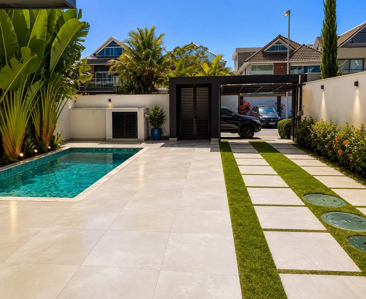 Furnished house with 5 bedrooms and 500 m², 3 parking — photo 22