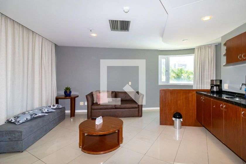56 m² furnished studio with open-plan kitchen