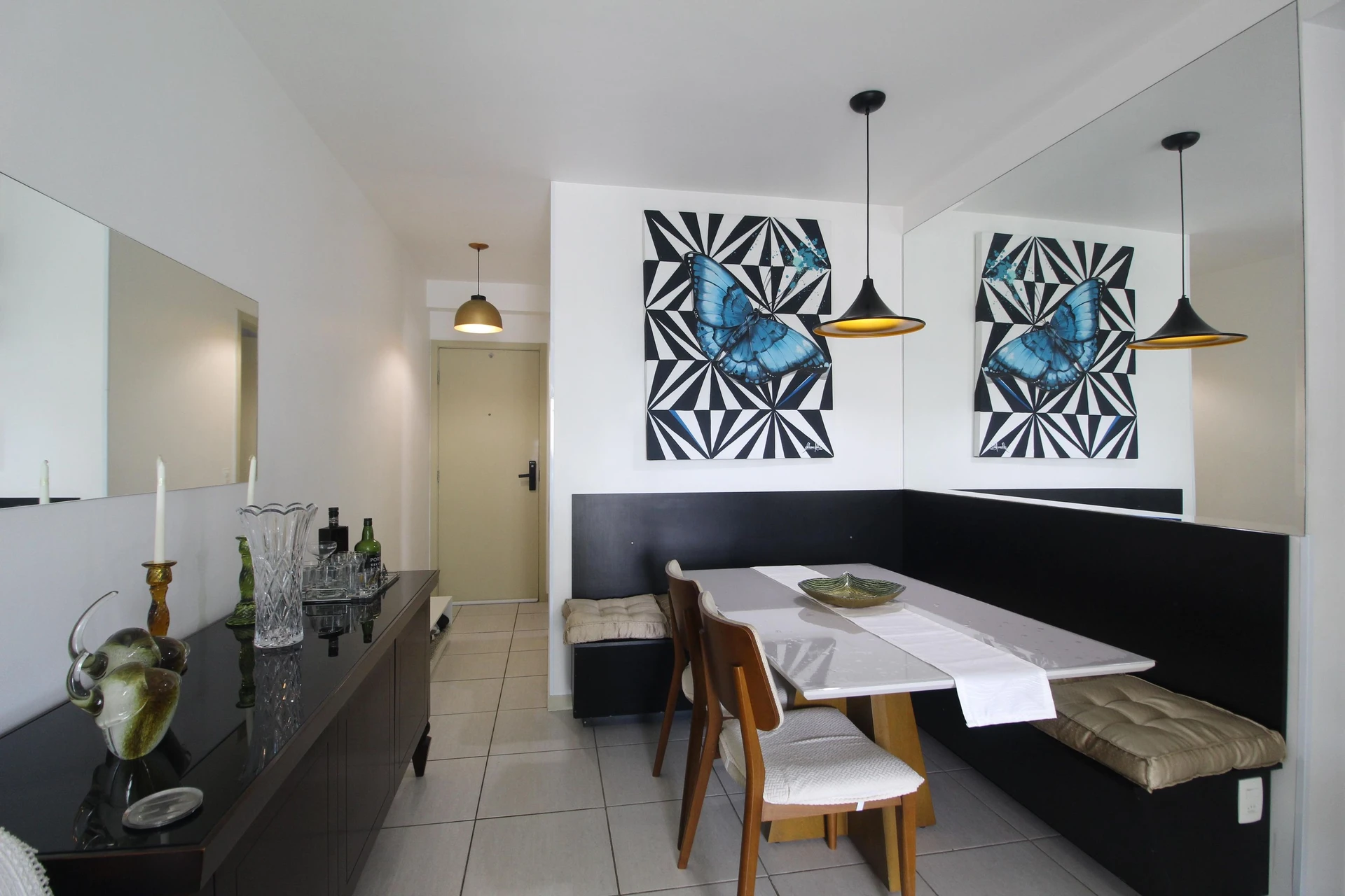 Mountain view in a 3-bedroom apartment, 90 m² — photo 10