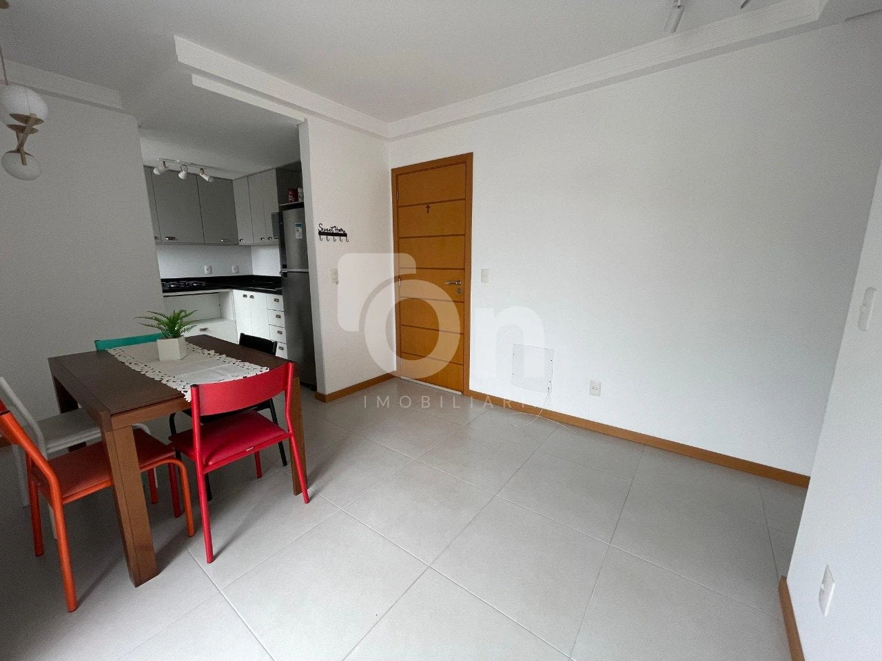 One-bedroom apartment with a mountain view in Florianópolis