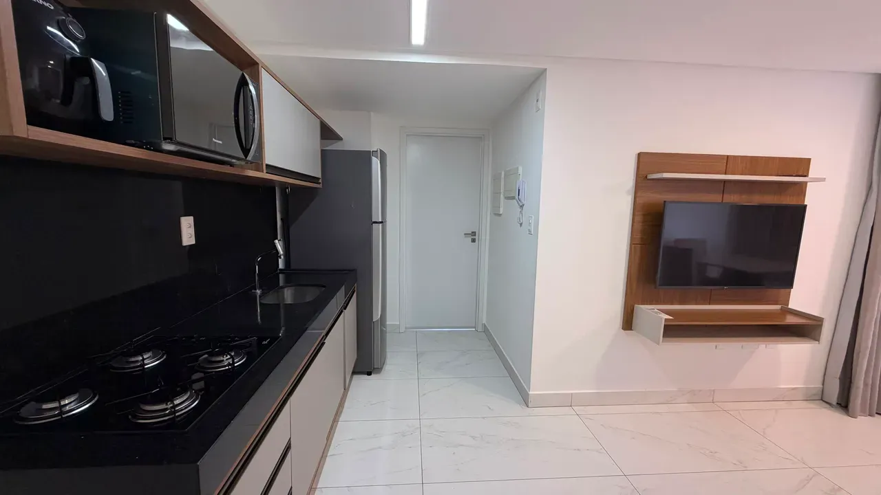 Furnished 1-bedroom apartment with 1 en-suite bathroom, 43 m²