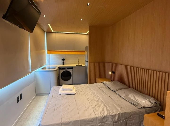 Apartamento amueblado de 28 m² con ducha de vidrio — photo 5