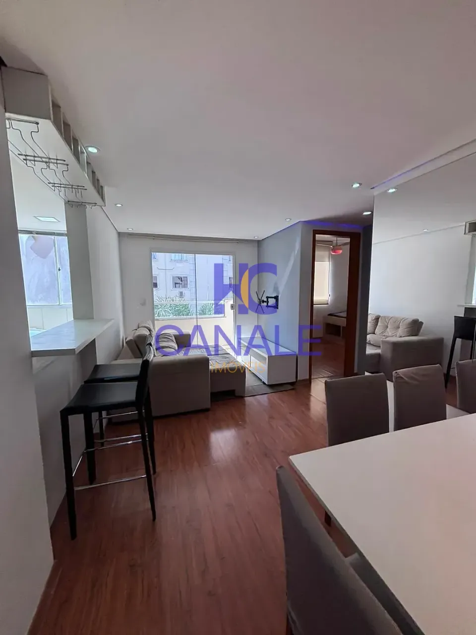 2-bedroom apartment with a closed kitchen and balcony — photo 16