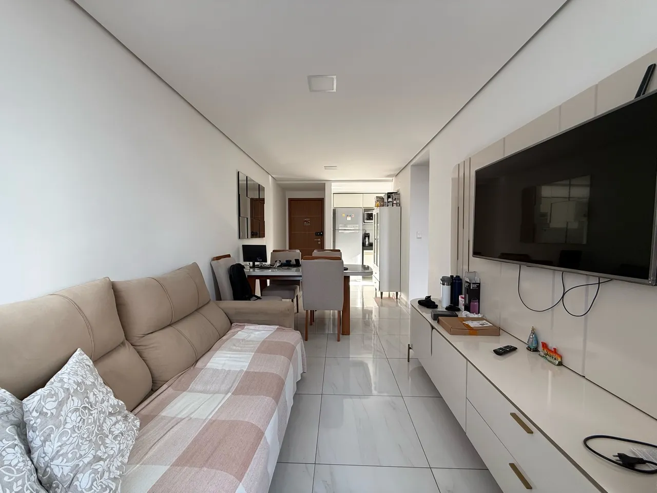 Apartamento mobiliado, 56 m², com máquina de lavar
