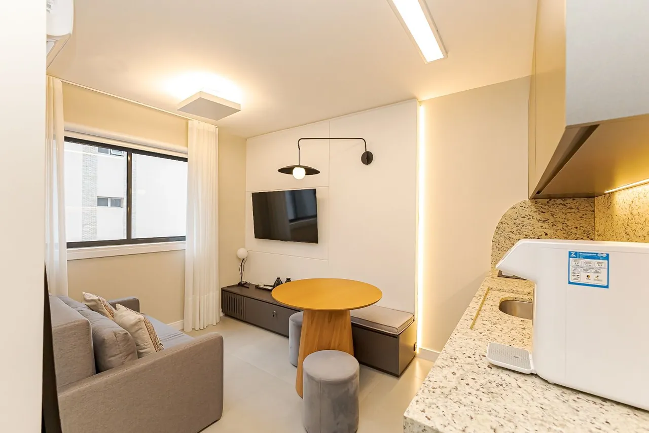 Furnished 39 m² studio with private BBQ area — photo 6