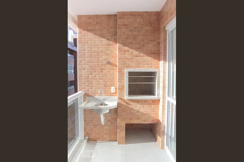 Apartamento para aluguel com churrasqueira na varanda e 2 quartos