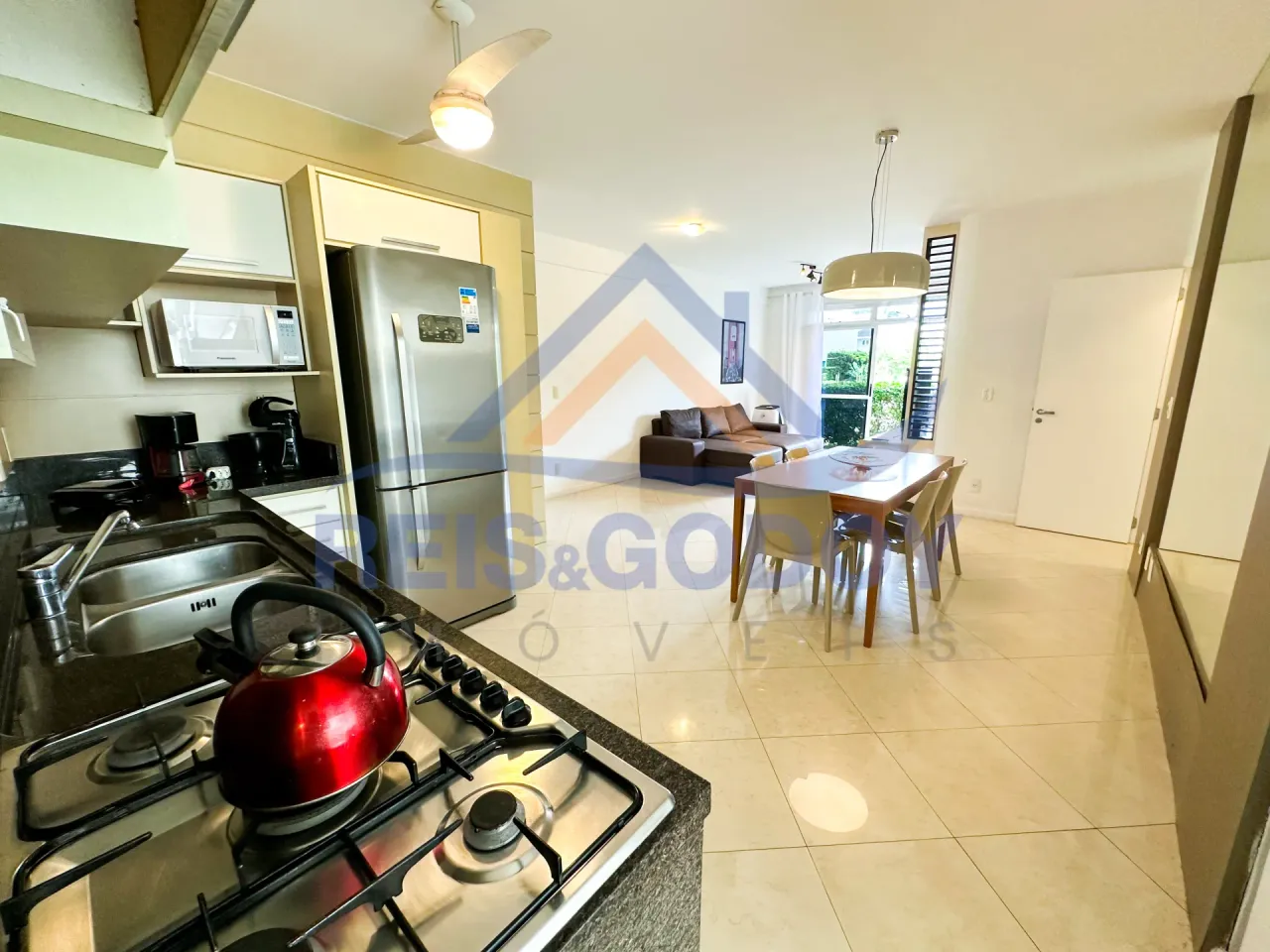 Furnished apartment with 3 bedrooms and a gas integrated kitchen — photo 10