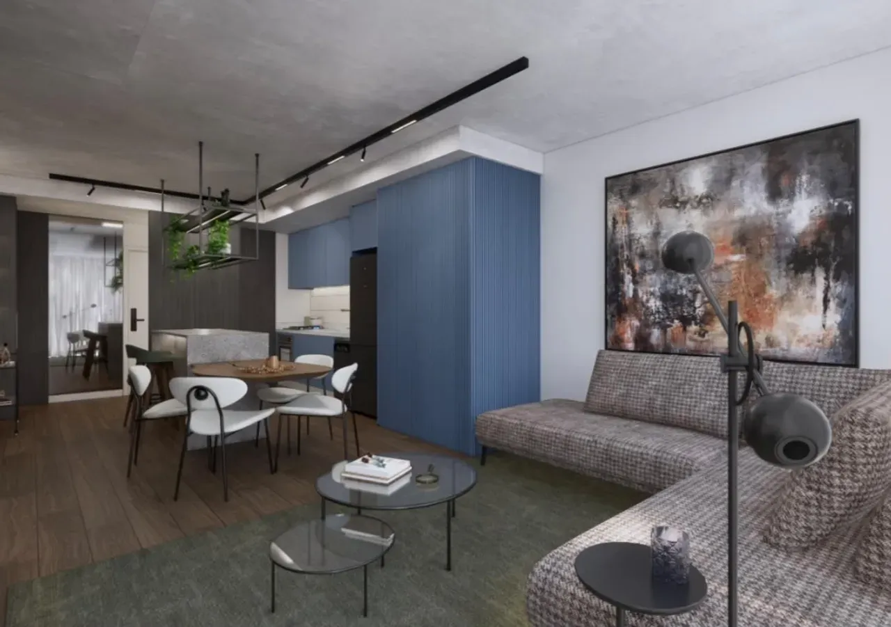 2 quartos e janelas do piso ao teto: apartamento de 84 m² — photo 2