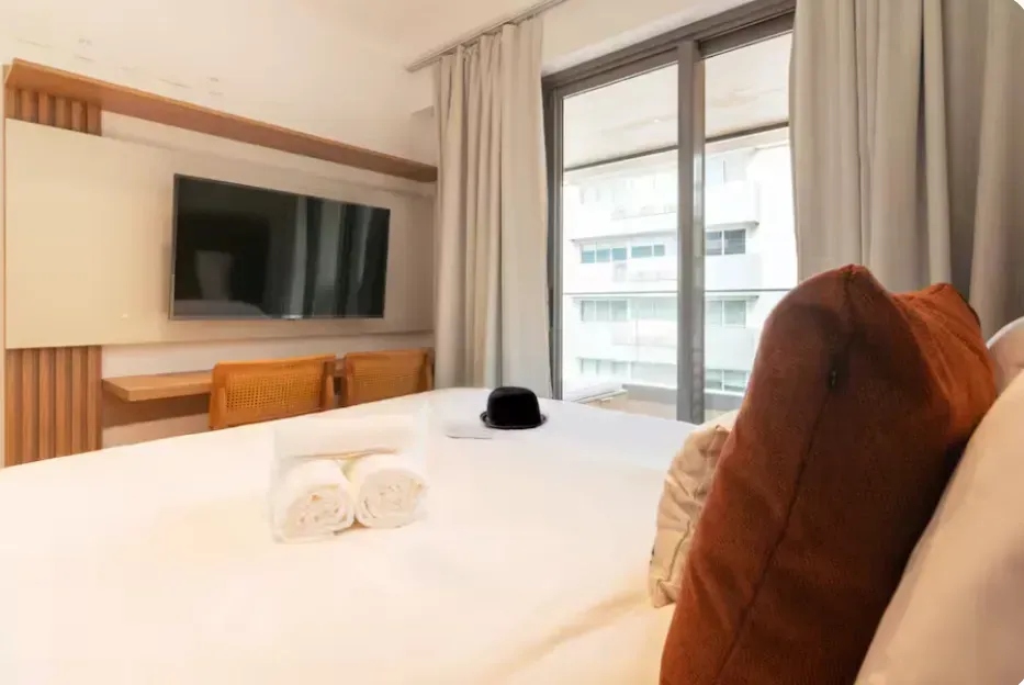 Apartamento mobiliado com cozinha integrada e varanda — photo 14