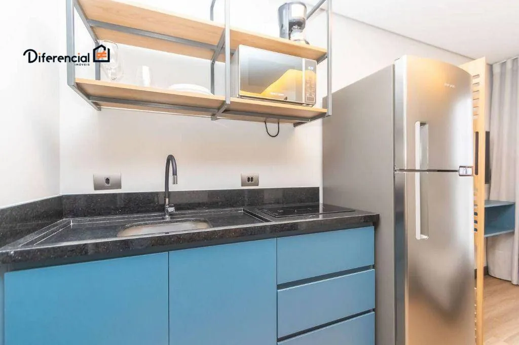 Furnished studio 35 m² with an open-plan kitchen — photo 5