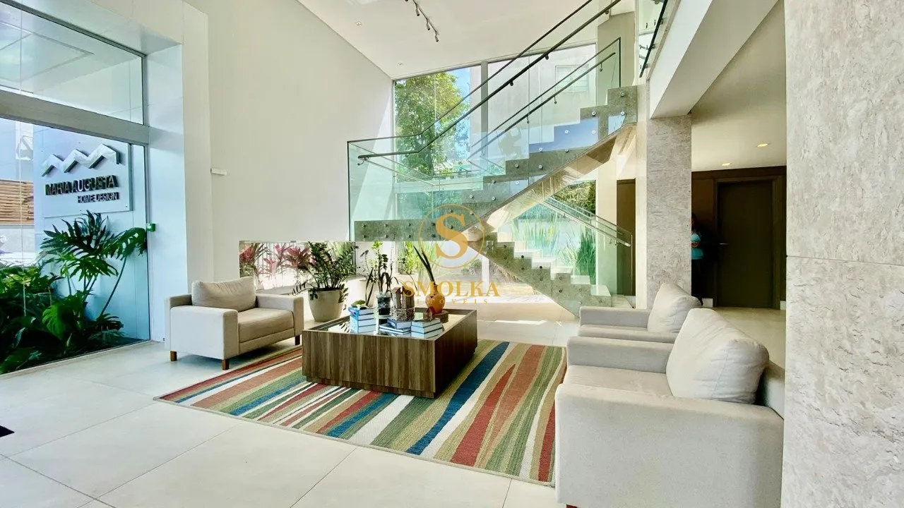 Balcony with a grill in a 2-bedroom apartment, 75 m² — photo 69