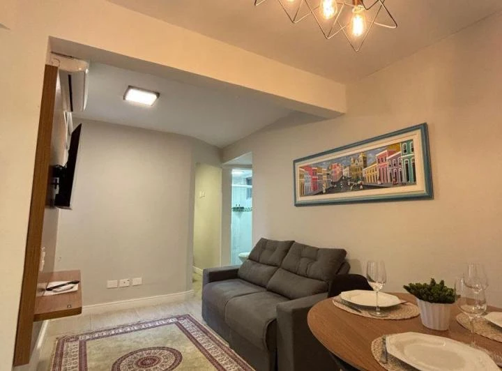 Furnished 24 m² apartment with open-plan kitchen — photo 5
