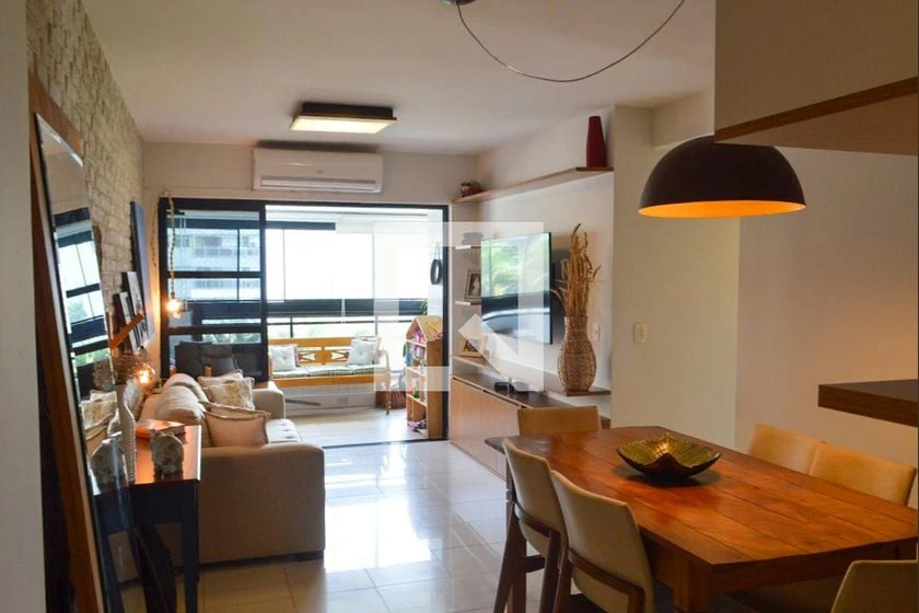 3-bedroom apartment with a mountain view in Rio de Janeiro