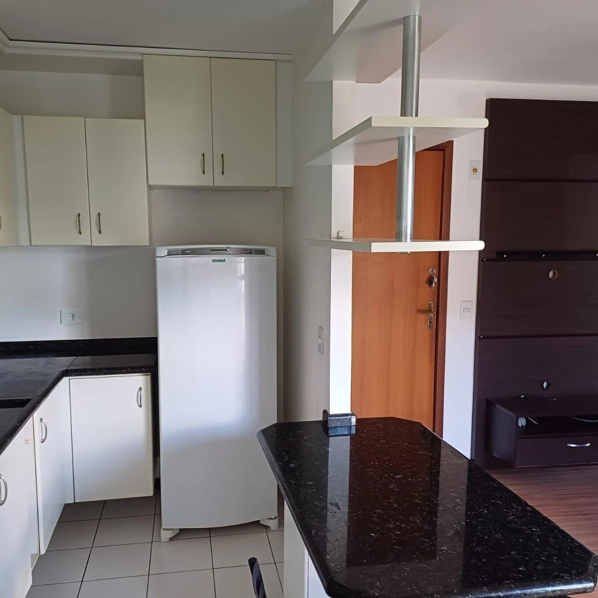 One-bedroom apartment with a washing machine in Curitiba — photo 4