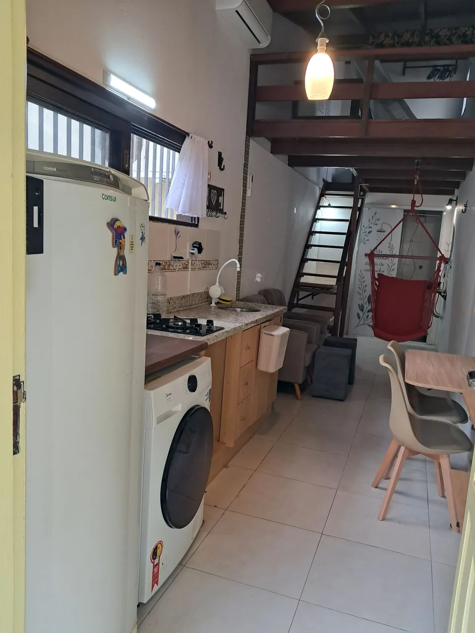 Furnished studio, 25 m², with a washing machine — photo 2