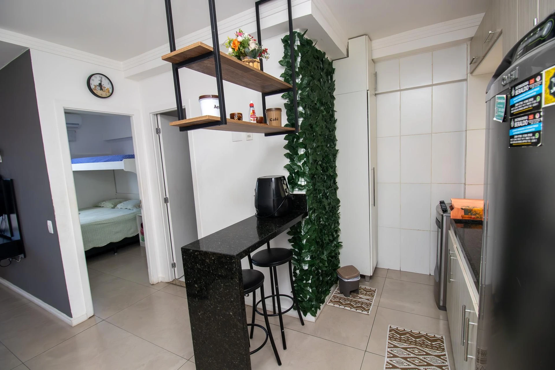 Furnished apartment, 40 m², with a washing machine — photo 12