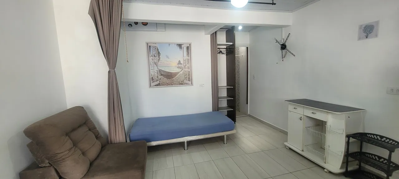 Furnished one-bedroom, 39 m² house in Curitiba