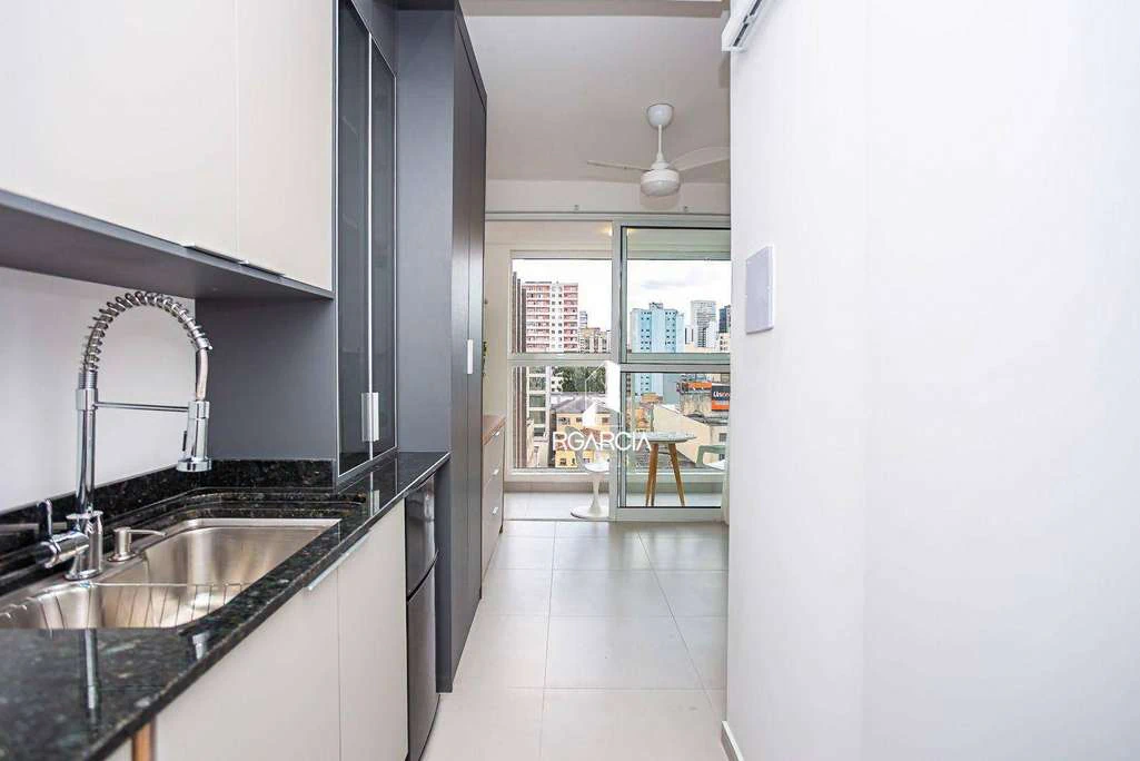 Apartamento de 1 dormitório com varanda e churrasqueira — photo 2